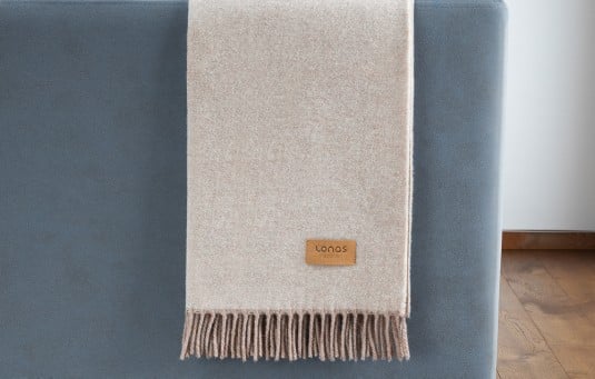 Плед WOOL BEIGE цена