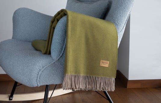 Плед WOOL OLIVE